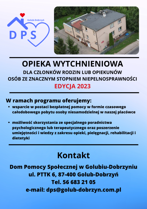 OPIEKA WYTCHNIENIOWA  plakat