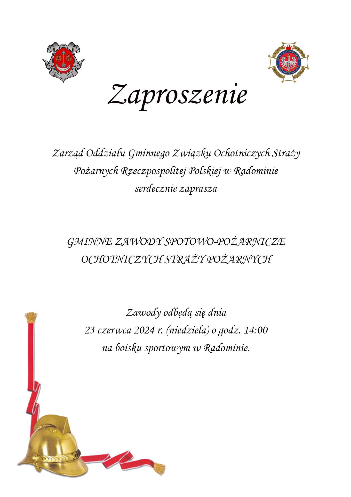 Gminne zawody sportowo-pożarnicze OSP